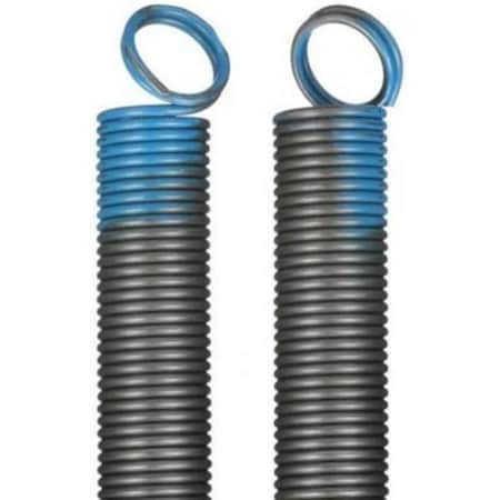 G.A.S. Hardware 90 lb. Heavy-Duty Double-Looped Garage Door Extension Spring 2-Pack - LIGHT BLUE ES-90-LIGHTBLUE